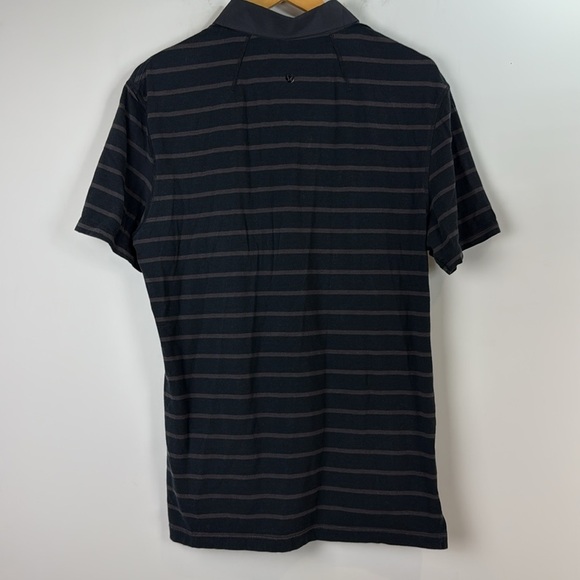 Lululemon Men's Polo Shirt Blue and Grey Size Medium - Picture 2 of 5